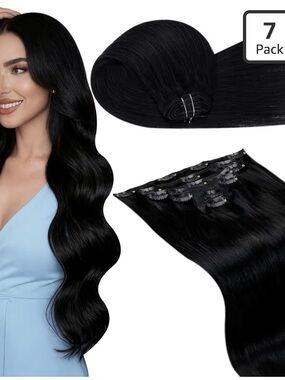 LaaVoo• 7-Pack 20in Clip-In Extensions